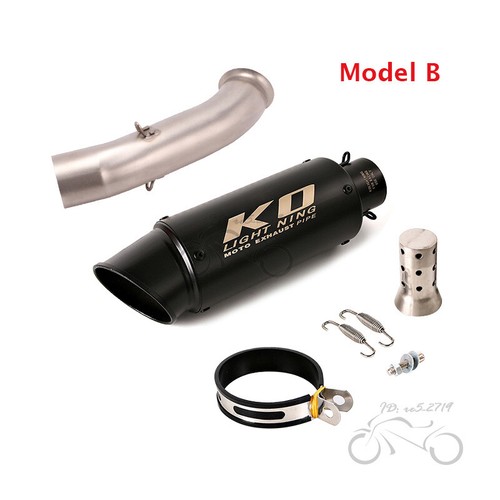 Slip on Muffler Exhaust System Modified for DUKE 390 RC390 2017-20 Vitpilen 401 - Picture 6 of 12