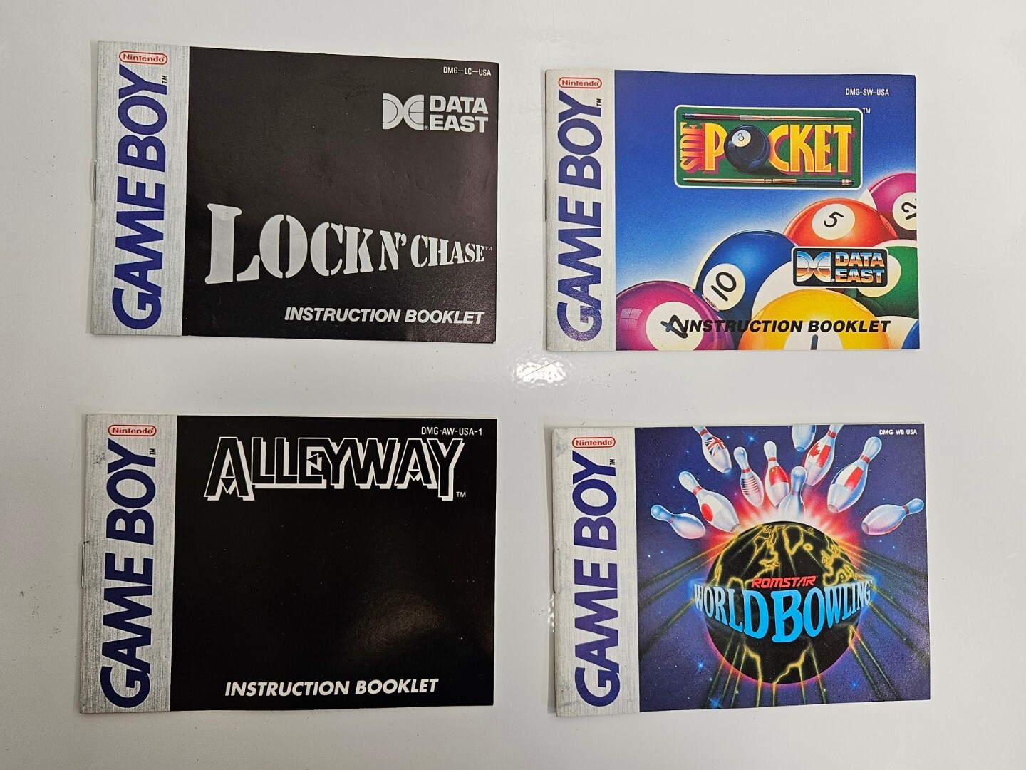 Instruction Manual Lot GameBoy (4) 