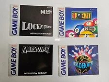 Instruction Manual Lot GameBoy (4) 