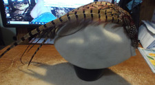 Jack McConnell Tan Feather Bollman Hat 100 Wool