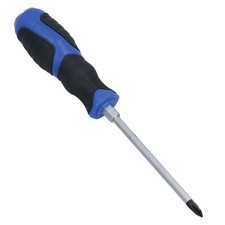 PH1 x 100mm Phillips Premium Screwdriver Magnetic Hardened Tip  Rubber Grip