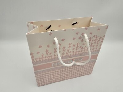 Dior Christian Dior Floral Geschenktasche kommt wie gesehen Größe 21,5 cm x 20 cm x 9,5 cm