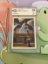 C.C. Sabathia Just 2000 2k BCCG 10 Beckett Collectors Club Grading #186 Mint