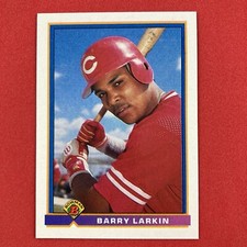 Barry Larkin 1991 Bowman Card #673 MLB Cincinnati Reds