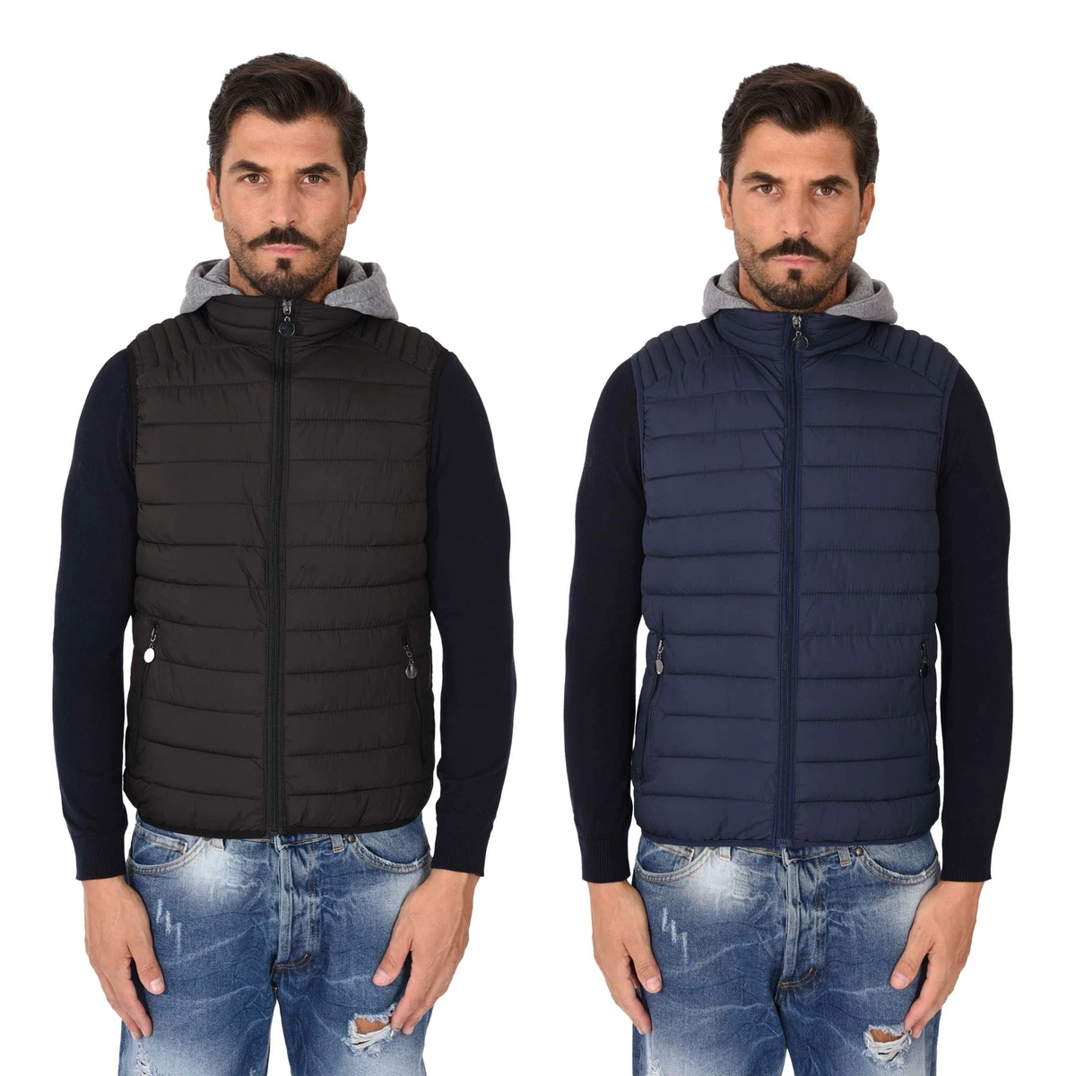 Felpa senza maniche con cappuccio sale