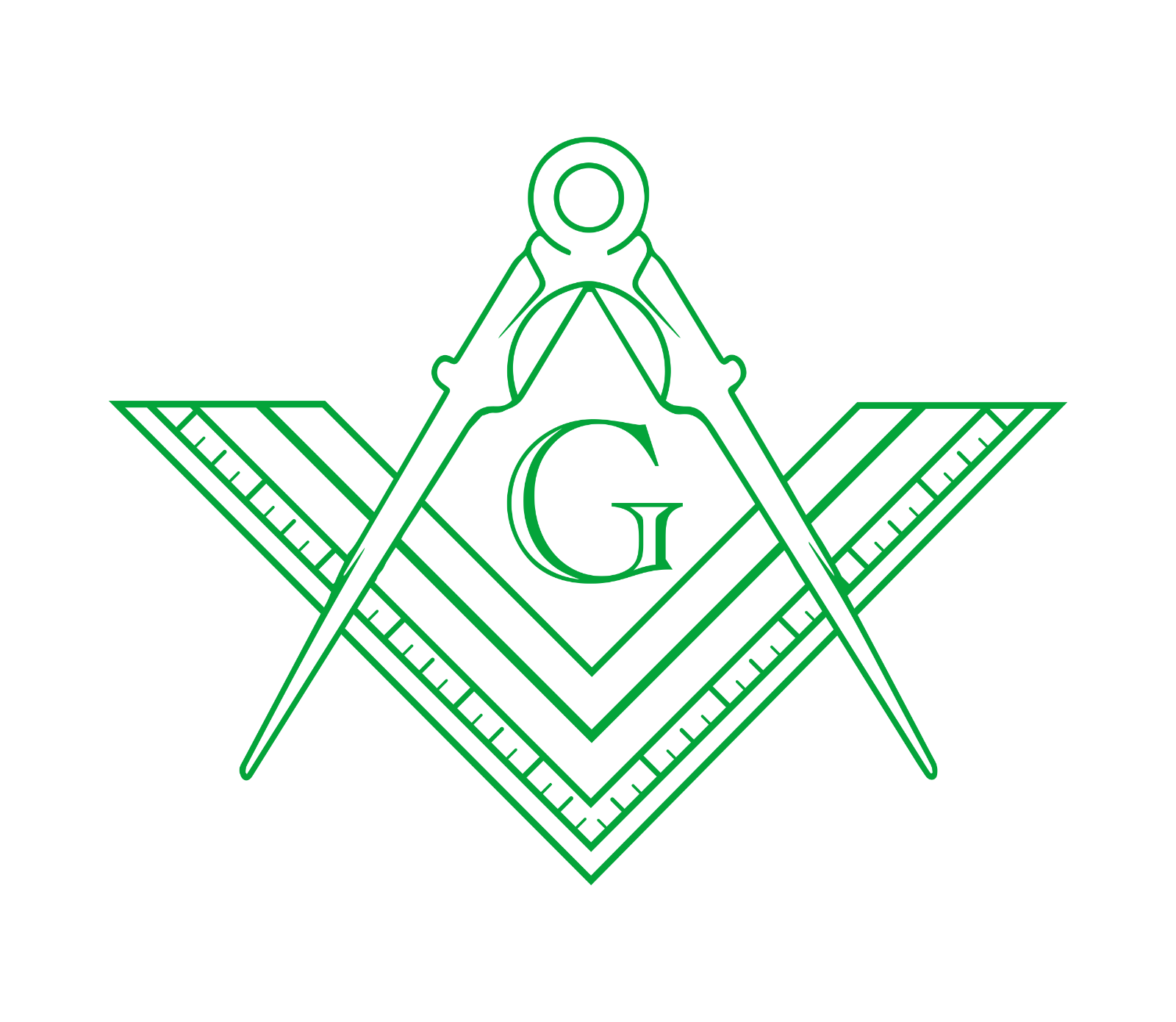 Vintage Masonic Freemason Compass & Square Mason Freemason Vinyl Decal ...