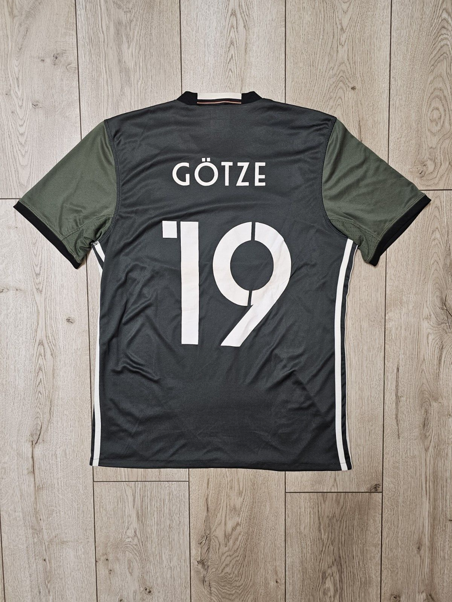 GERMANY 2016 2017 AWAY GOTZE FOOTBALL SHIRT SOCCER JERSEY M ADIDAS
