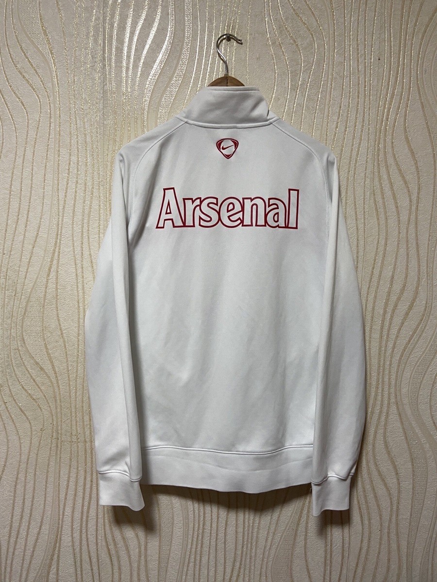 ARSENAL LONDON PRE MATCH FOOTBALL SOCCER TRACK JACKET NIKE 377452
