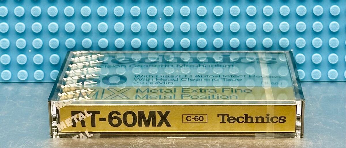 TECHNICS 60 MX METAL TYPE IV BLANK CASSETTE TAPE (1) (SEALED TECHNICS 60 MX METAL TYPE IV BLANK CASSETTE TAPE (1) (SEALED