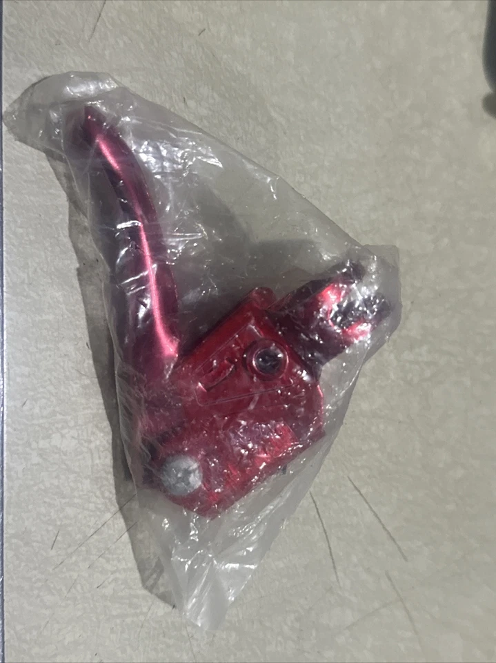 Alavanca de freio vintage MX vermelha OG Old School BMX 70s 80s Race 22.2 - Imagem 3 de 3