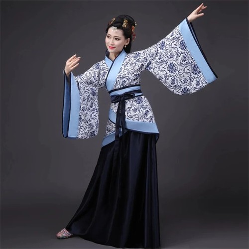Woman Stage Dance Dress Chinese Traditional Costumes New Year Adult Tang Suit - Picture 28 of 32