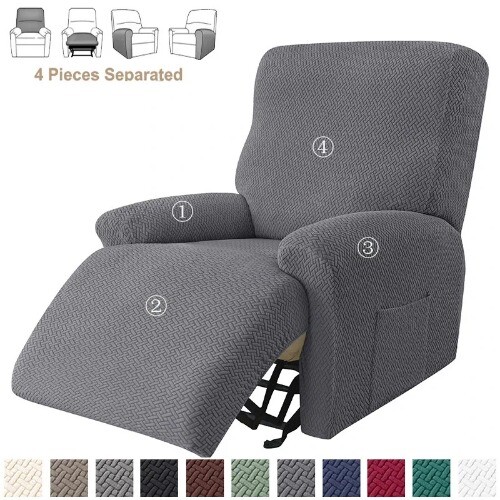 Split TJacquard Recliner Cover Elastic Lazy Boy Chair Covers Couch