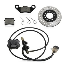 Disc Brake Master Cylinder Caliper Assembly  Brake Disc Pad Rear for Go-kart