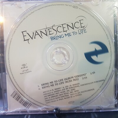 Evanescence Bring me to life 2T Canadian version