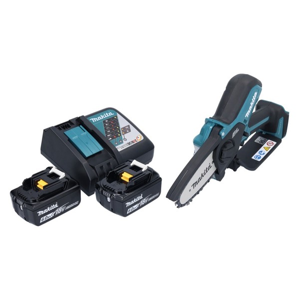 Makita Duc 101 Rg Akku AstsäGe 18 V 10 Cm Brushless + 2X Akku 6,0 Ah + LadegeräT-image