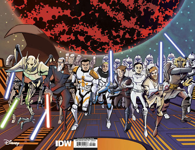 Star Wars Adventures Clone Wars #1 (Of 5) 100 Copy Variant Comic Book NM IDW