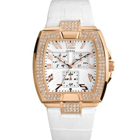 Guess white strap watch clearance