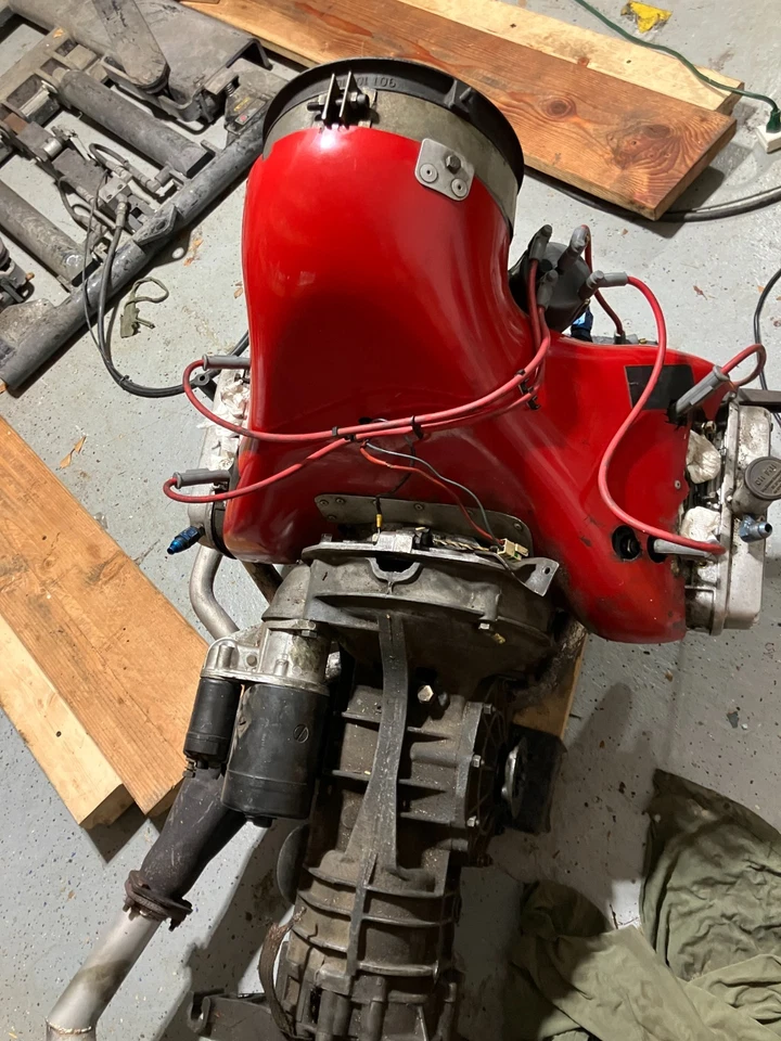 porsche 914 complete engine 2.0, transmission, muffler - Image 4 of 4