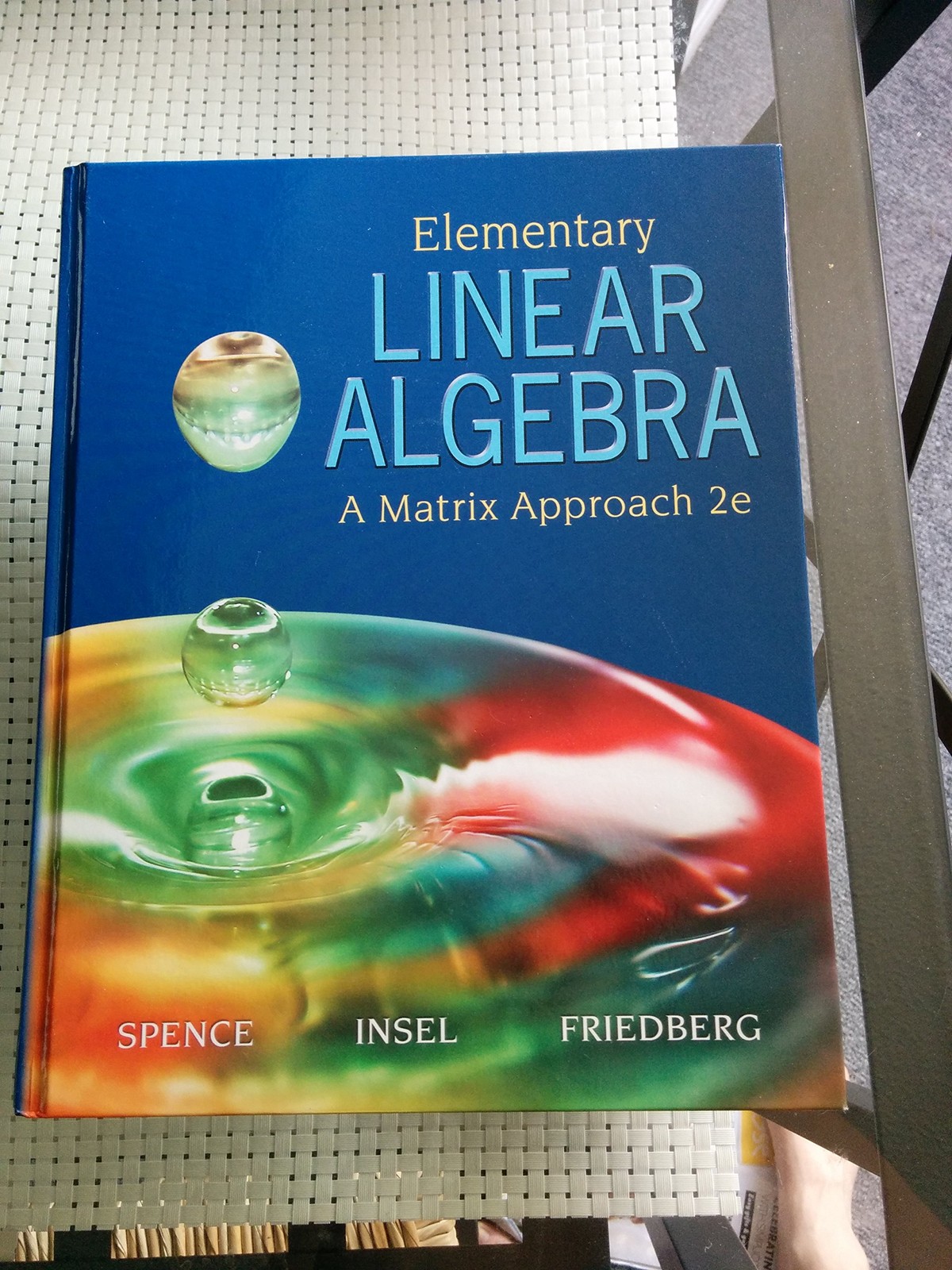 Elementary Linear Algebra (2nd Edition) - hardcover Insel, Arnold J.|Friedbe...