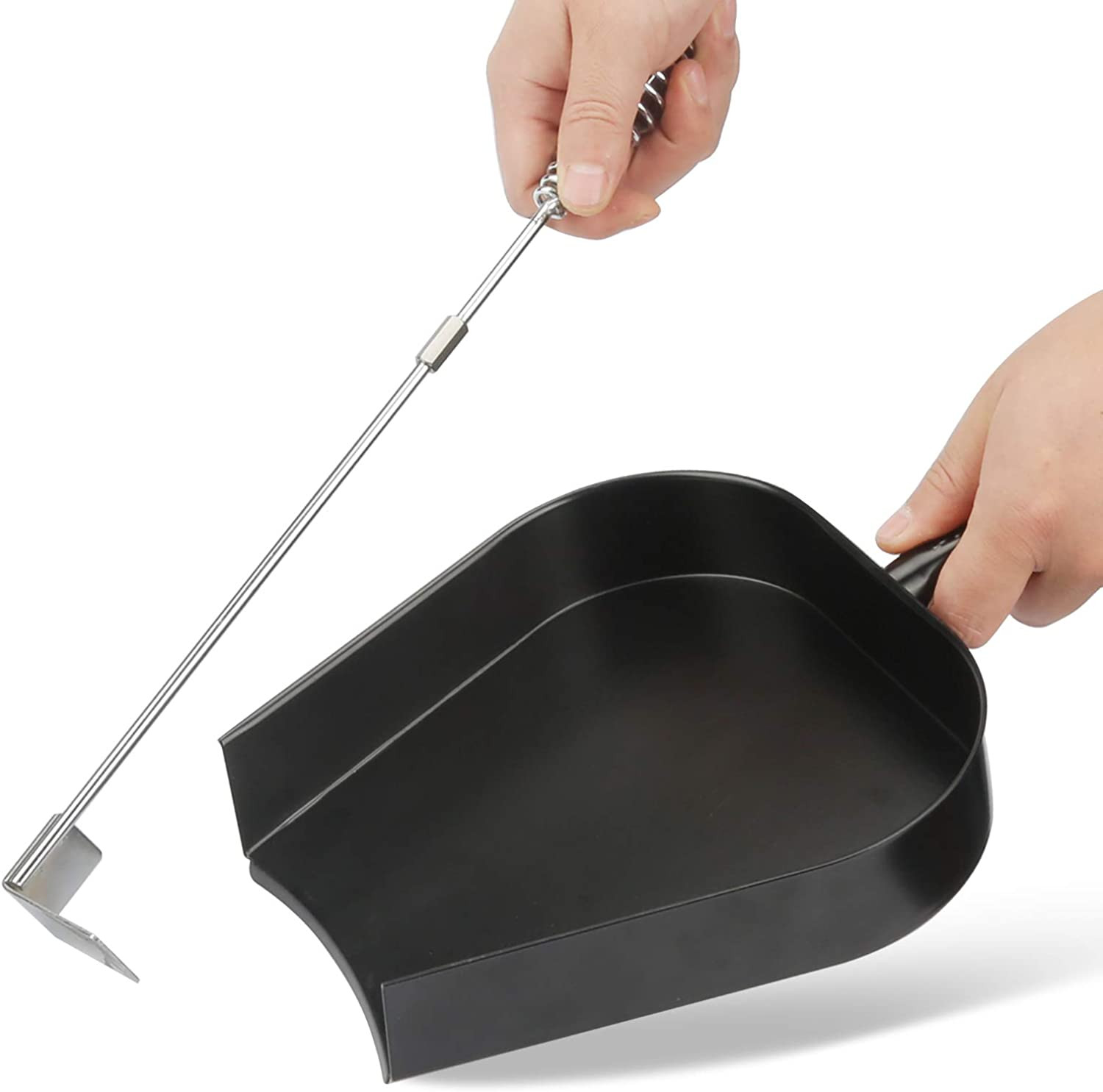 Ash Pan for Big Green Egg Ash Tool Stainless Steel Charcoal Poker Rake BGE Large