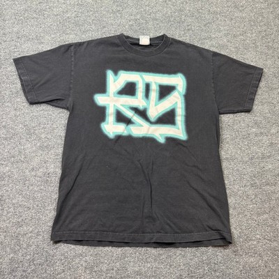 Rogue Status T-Shirt Mens Large Black Streetwear Skate Urban Graphic Casual Tee