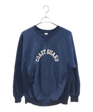 BUZZ RICKSON'S                    COAST GUARD Front V Sweatshirt navy
