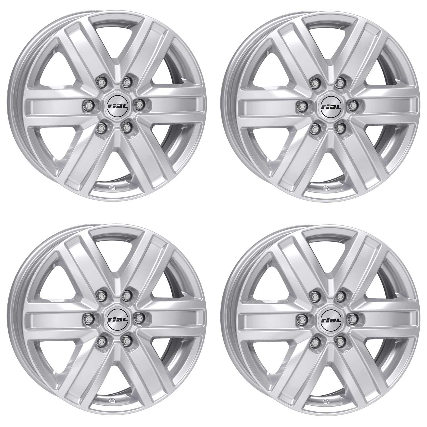 4 Rial Transporter wheels 7.0Jx17 ET57 6x130 SIL for MERCEDES-BENZ Sprinter