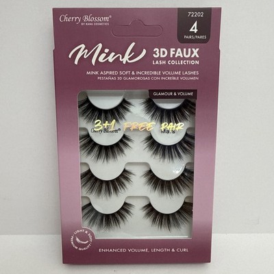 Cherry Blossom Faux Mink 3D Lash Collection 4 Pairs #72202 Mars