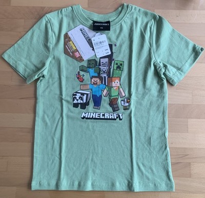  Minecraft T-Shirt kurzarm (Ernstings-Marke)  Gr. 116 / neu opv