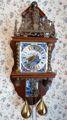VINTAGE DUTCH ZAANSE WARMINK WALL CLOCK 8 DAY , WARMINK ERA | eBay