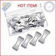 50 Pcs Elastic Bandage Clips Only Bandage Wrap Metal Clips with Storage Box