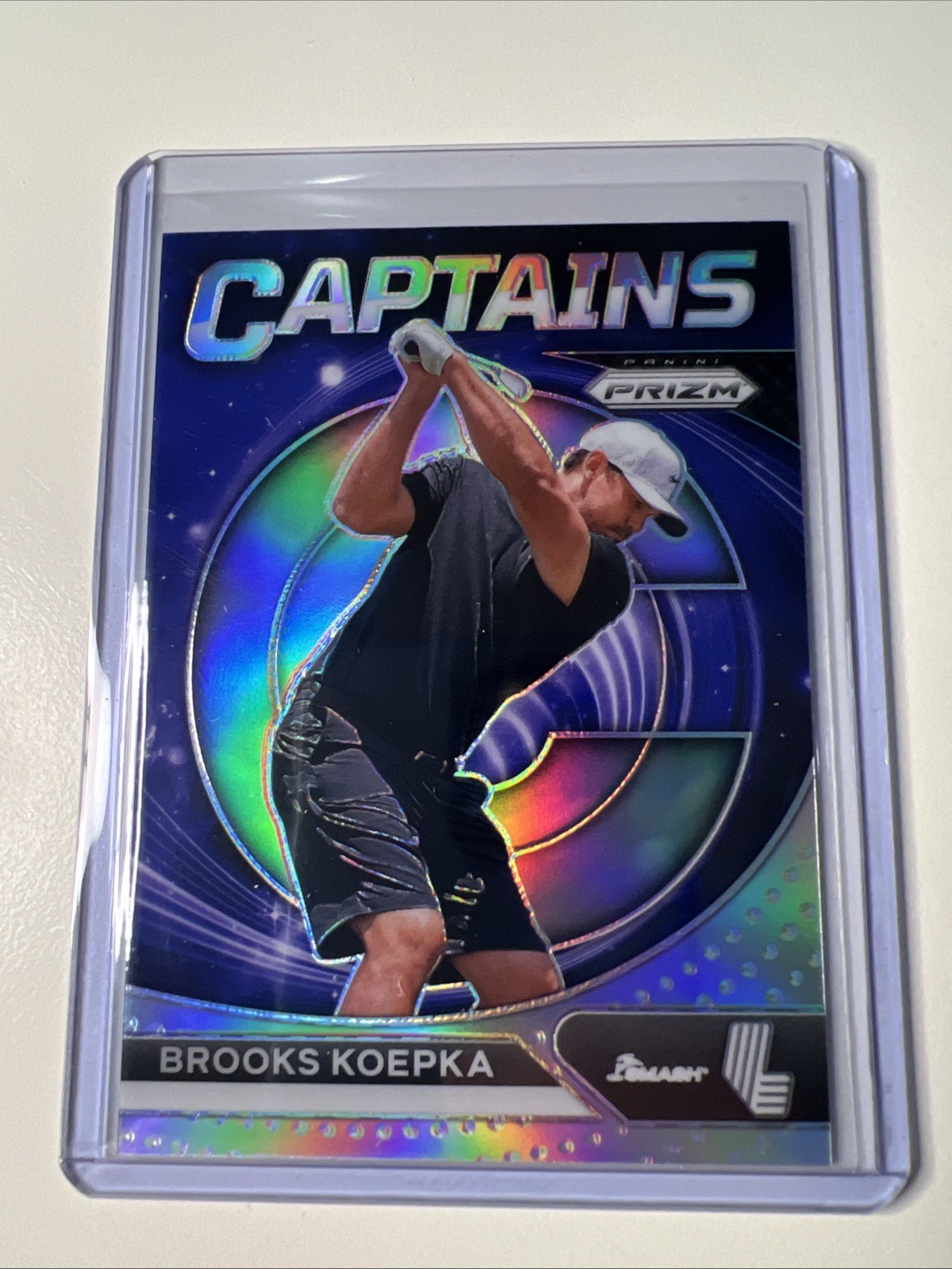 2024 Panini Prizm LIV Golf Brooks Koepka Silver Prizm Captains SP #72 Rare Card