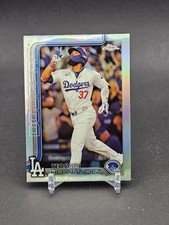 2025 Topps Chrome #128 Teoscar Hernández Refractors