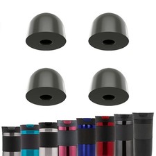 BOSORIO 4 Pack Rubber Stoppers Compatible with Contigo Snapseal small, grey