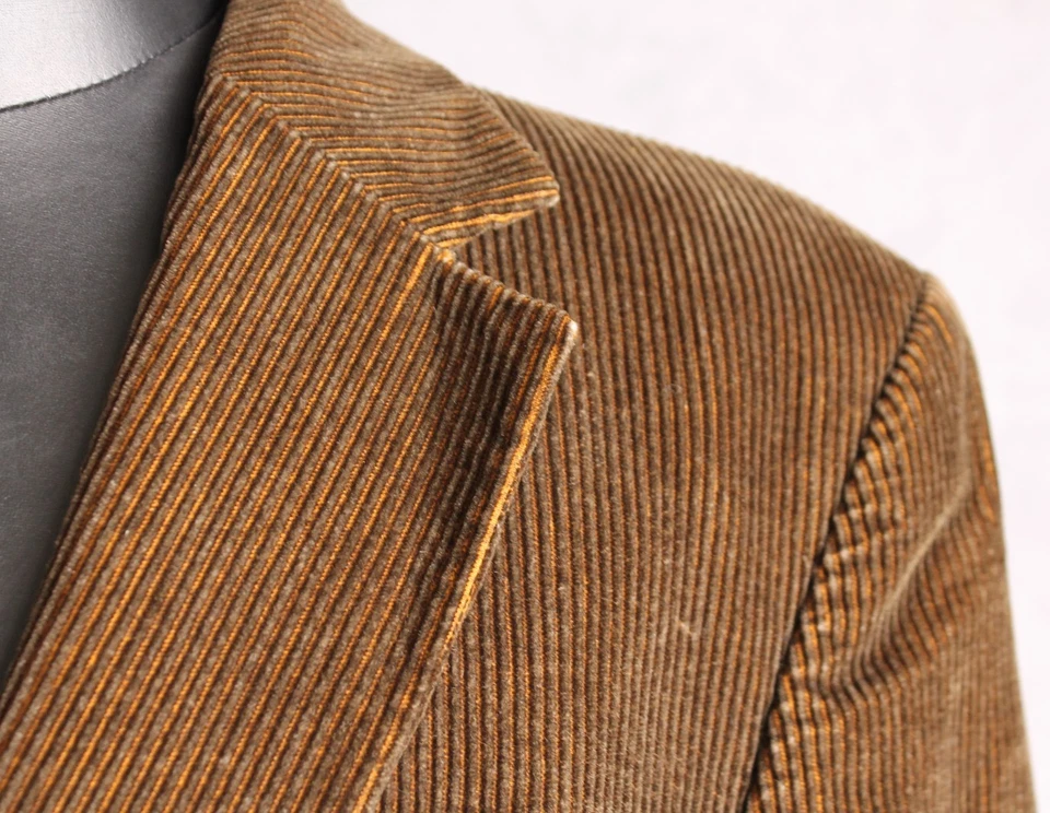 Ted Baker Men's Corduroy Blazer Sport Coat Size 6 US 44R 100% Cotton Brown - Image 3 of 4