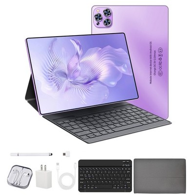 10in 4G Tablet Android 12 8GB RAM 256GB ROM 1920×1200 IPS Bundle Keyboard Case