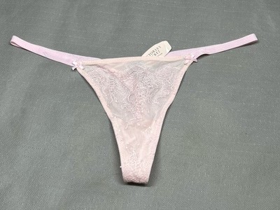 VINTAGE VICTORIA'S SECRET SILKY SATIN SMOOTH O/S LIGHT PINK V