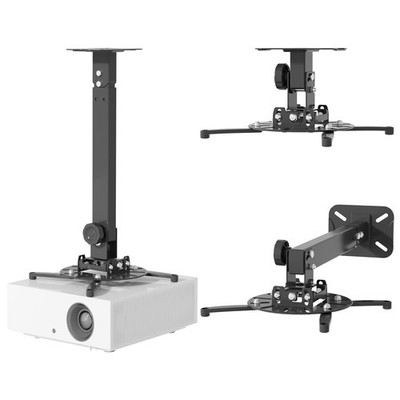 Universal Projector Ceiling Wall Mount Bracket Extendable Arms Adjustable
