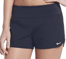 NWT Nike Swim Women's Element Board Shorts Midnight Blue Large L NEW