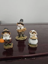 WEE FOREST FOLK THANKSGIVING LOT Of Three (3) ( M 118, M 119, & M 198)