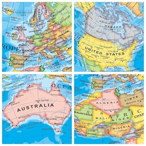 Mini Scale World Map Mini 5.5