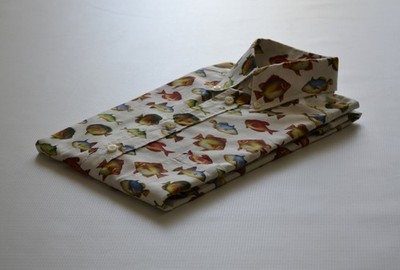 ETON SLIM Fischmuster Fish pattern Twill Herren Hemd Mens Shirt Gr. 38/ 15''/ S