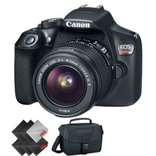 Canon EOS Rebel T6 DSLR Camera with 18-55mm Lens Essential Accessories Bundle