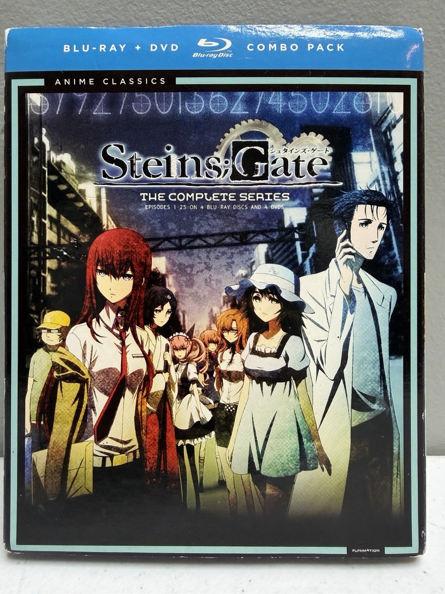 SteinsGate: The Complete Series (Blu-ray/DVD, 2014, 8-Disc Set