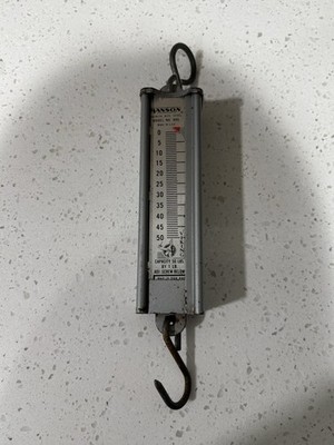 Hanson Hanging Scale Model 895 Capacity 50 lbs Made In U.S.A. vtg