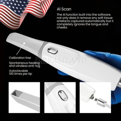 Dental Intra-oral 3D Scanner Real-time Display with Scanning Software