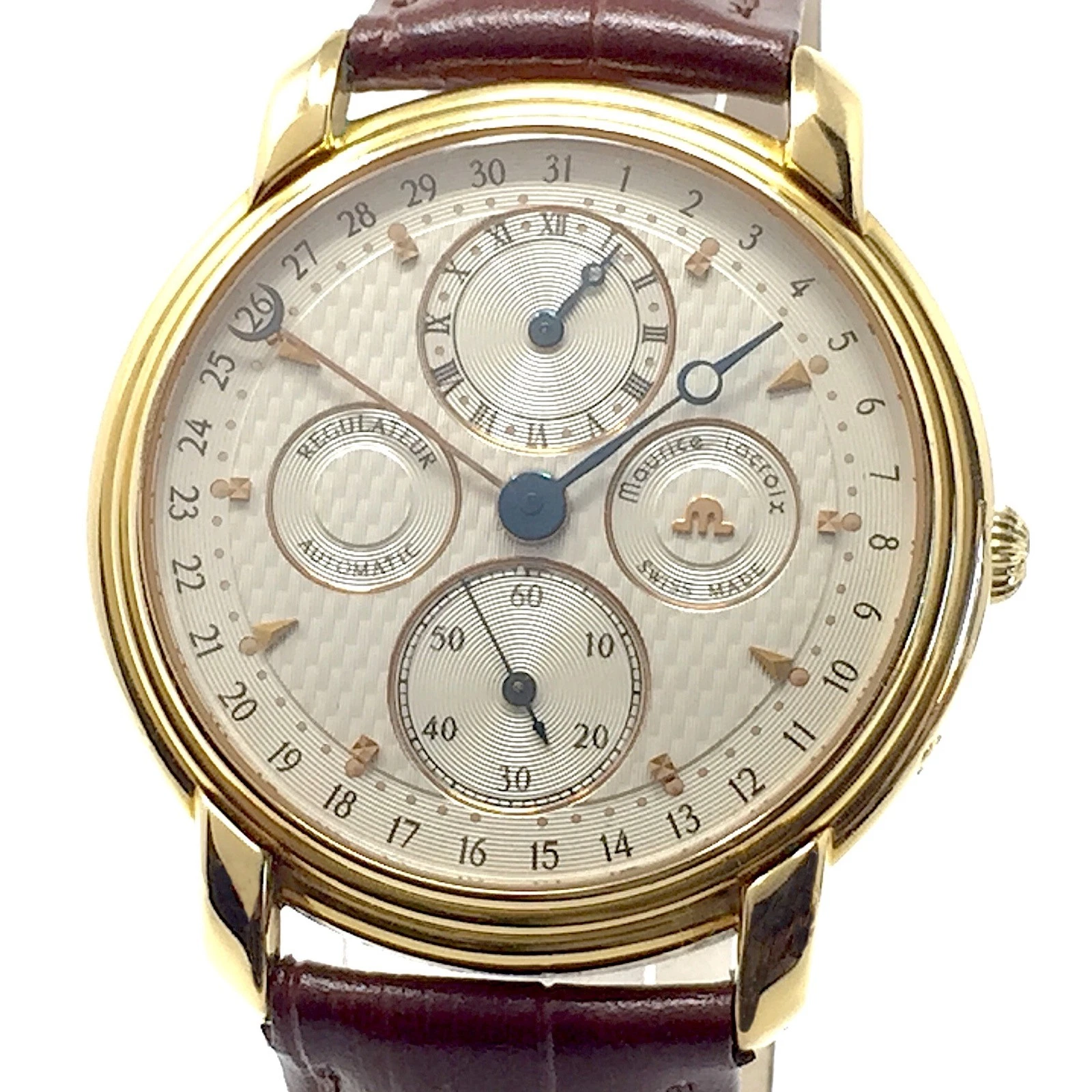 Maurice Lacroix Masterpiece 18kt Gold Regulateur 19275