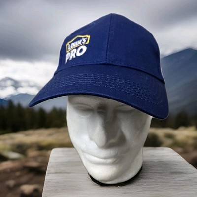 Lowes Pro Hat Blue Adjustable Snapback Cap Employee