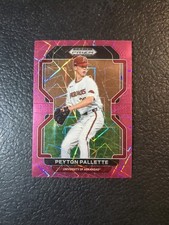 Peyton Pallette 2022 Prizm Draft Picks Neon Pink Velocity Prizm #62 Razorbacks 
