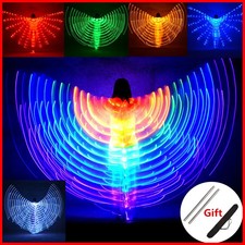 Belly Dance LED Wings Children Performance Fluorescent Butterfly Isis Wings Bell